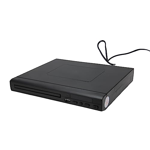 GOWENIC HD DVD Player mit Umfassender Kompatibilität, HD Bild, Geschwindigkeitsanpassung, USB Schnittstelle für SD Filme (EU-Stecker) von GOWENIC