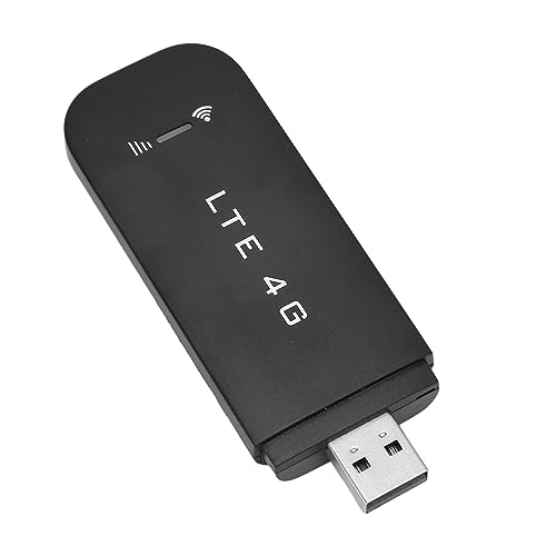 GOWENIC Mobiler WLAN-Hotspot, 150 Mbit/s Tragbarer Reise-WLAN-Router mit Datenkontrollfunktion, LTE 4G USB-Modem, Mobiler MiFi-Hotspot, Unterstützt Bis zu 10 Geräteverbindungen (Schwarz) von GOWENIC