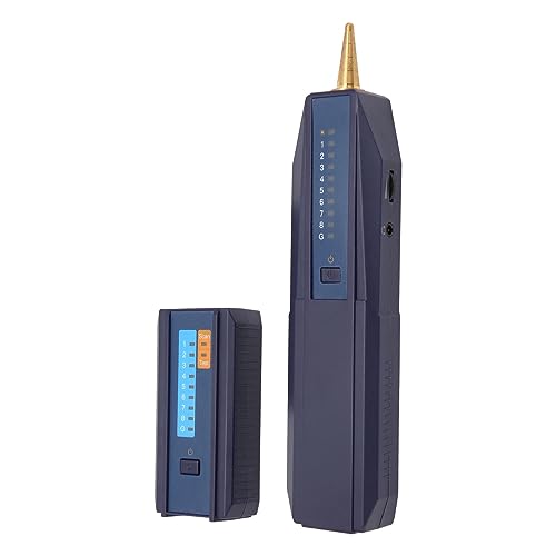 GOWENIC PoE-Tester, Anti-Interferenz-Netzwerkkabeltester, Digitaler Signalkabelfinder mit Aufbewahrungstasche, Fehlerentfernung Messen, Polaritätsprüfung, Durchgangsprüfung, Digitale von GOWENIC