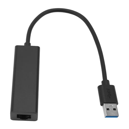 GOWENIC USB 3.0-Gigabit-LAN-Netzwerkadapter, Stabile Konnektivität, Hochgeschwindigkeitsübertragung, Kompatibilität mit Mehreren Plattformen, Plug-and-Play, Aluminiumlegierung von GOWENIC