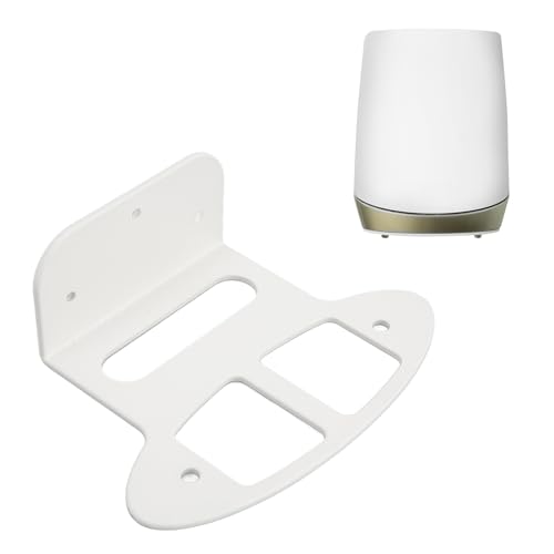 WiFi 6 Wandhalterung, Metall Router Wandhalterung für Orbi Mesh WiFi 6 RBK752 RBK853 RBK753 RBS750, Verdicktes Metall, Verdecktes Design von GOWENIC