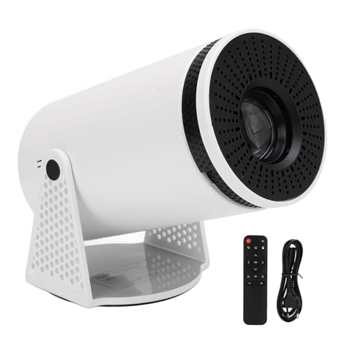 Intelligenter Kleiner Projektor, 4K 1080P HD Indoor-Filmprojektor, Tragbarer WiFi6 5G BT 5.3 Heimvideoprojektor mit Automatischer Korrektur und 270°-Drehung für Android 11 von GOWENIC