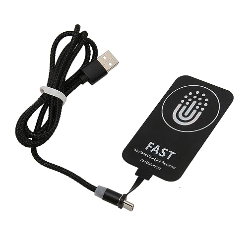 Kabelloser Typ C Ladeempfänger, Magnetischer Saug Dual Purpose Wireless Lade Patch für Alle Typ C Telefone, Unterstützt Kabelgebundenes und Magnetisches Saugladen von GOWENIC