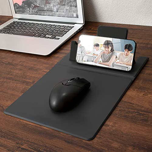 Kabelloses 5-in-1-Lade-Mauspad, Kabelloses 15-W-Gaming-Mauspad mit Schnellem Ladevorgang, mit Bleistift- / Telefonständer, Rutschfestem Gummiständer, Büro-Mauspad Kabelloses 5-in-1-Lade-Mauspad, Kabelloses 15-W-Gaming-Mauspad mit Schnellem Ladevorgang, mit Bleistift- / Telefonständer, Rutschfestem Gummiständer, Büro-Mauspad von GOWENIC