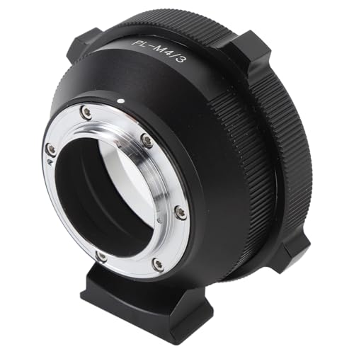 M4/3-Kameraobjektiv-Mount-Adapter mit Dichter Abdichtung und Sicherheitsverriegelung für G1 GH1 GF1 G10 usw., Konverterring aus Aluminiumlegierung für E-M5 E-M1 E-M10 von GOWENIC