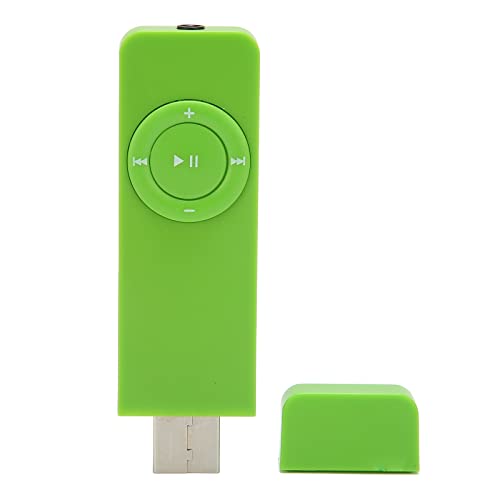 GOWENIC MP3 Player mit 64 GB, Green, Tragbar, Buchmarkierung für Audiobücher, ABS Material, 180 mAh Akku, für Studenten und Reisen von GOWENIC