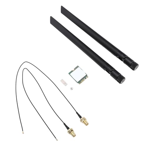 NGW WiFi -Karte, Doppelbandfrequenz Hocheffizienz NGW Wireless Card für Laptop (Externe Antennen) von GOWENIC