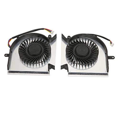 Notebook Lüfter, CPU GPU Lüfter Ersatz für MSI GE75 GP75 GL75 WE75 GE63 GP63 GL63 GV63 GE73 GL73VR 4 Pin DC 5V 0.55A GPU (CPU- und GPU-Lüfter) von GOWENIC