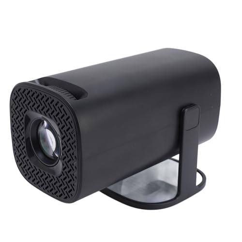 Projektor mit WLAN und Bluetooth, Tragbarer 1080P Projektor mit 180° Verstellbar, Automatischer Trapezkorrektur, Heimfilmprojektor, für Android 1 OS (EU-Stecker) von GOWENIC