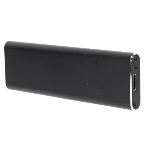 SSD-Gehäuse, Externes Gehäuse, 10 Gbit/s Typ C USB 3.1 Gen 2, M.2 Nvme PCIE NGFF SSD-Gehäuse, Unterstützt M und B Plus M-Schlüssel und SSD-Größe 2230 (BLACK) von GOWENIC