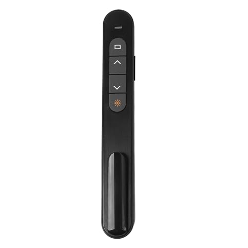 Schnurloser Presenter, Präsentationsklicker, Präsentationsklicker mit USB-Steuerung, PPT-PowerPoint-Fernbedienung für Laptop, für das Büro Im Klassenzimmer, AAA-Batterie von GOWENIC