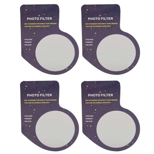 Solar Imaging Lens Kameraschutz, Enhancing Filter für Smartphone (4PCS) von GOWENIC