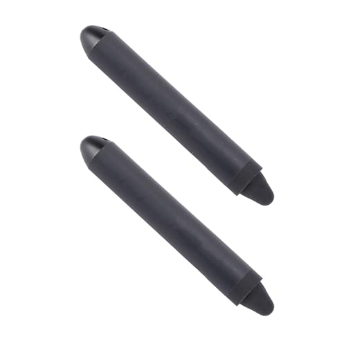 Stylus Touchscreen -Geräte, ABS und Weicher Silikonstil Griff Härter Pilgergin süß Freundlich mit Abnehmbaren Zehnten für Smartphones (Black) von GOWENIC