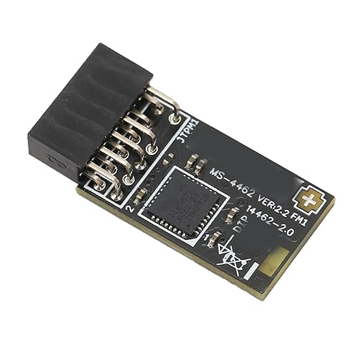 TPM 2.0 Modul, TPM SPI Module 12Pin Encryption Security Module with SLB 9672, for MSI Motherboard, for Windows 10 11 von GOWENIC