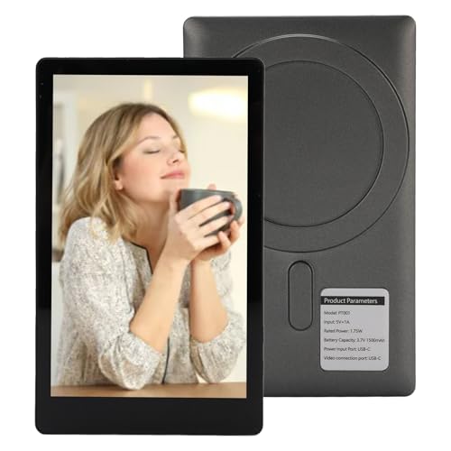 Wireless Telefon Vlog -Selfie -Display, 3,97 Zoll, 1080p Heckkamera -Selfie -Bildschirm mit Fernbedienung für -Telefon (Grey) von GOWENIC
