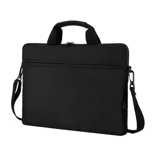 13,3 14 15,6 Zoll ultradünne Laptop-Handtaschenhülle, Notebook-Hülle, Umhängetasche FüR Business(Black,13.3 inch) von GOXQIT