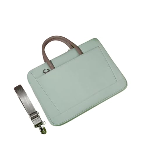 Business Aktentasche for Frau Große Kapazität Umhängetasche Oxford Wasserdichte Computer Lagerung Laptop Tasche FüR Business(Green 15 inch) von GOXQIT