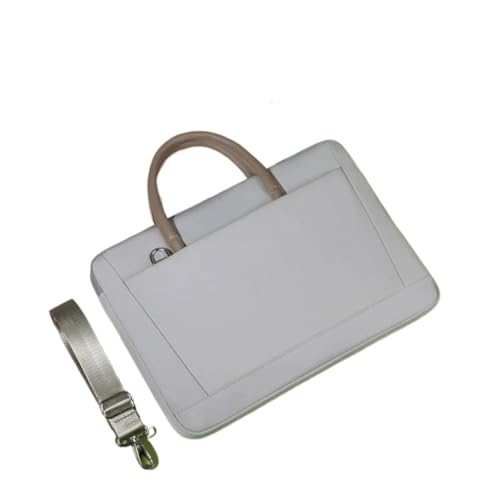 Business Aktentasche for Frau Große Kapazität Umhängetasche Oxford Wasserdichte Computer Lagerung Laptop Tasche FüR Business(Grey 15 inch) von GOXQIT