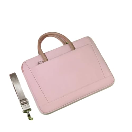 Business Aktentasche for Frau Große Kapazität Umhängetasche Oxford Wasserdichte Computer Lagerung Laptop Tasche FüR Business(Pink 15 inch) von GOXQIT