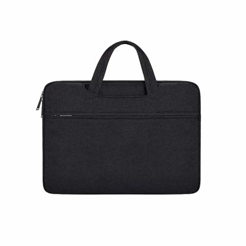 Computertasche, Laptop-Handtaschenhülle, 13,3 Zoll, 14 Zoll, 15,3 Zoll, 15,6 Zoll, 16 Zoll, wasserdichte Notebook-Abdeckung FüR Business(Black,15.6-16inch(40x29x2)) von GOXQIT