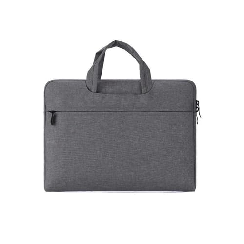 Computertasche, Laptop-Handtaschenhülle, 13,3 Zoll, 14 Zoll, 15,3 Zoll, 15,6 Zoll, 16 Zoll, wasserdichte Notebook-Abdeckung FüR Business(Dark gray,15.6-16inch(40x29x2)) von GOXQIT