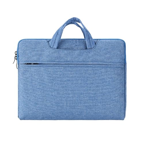 Computertasche, Laptop-Handtaschenhülle, 13,3 Zoll, 14 Zoll, 15,3 Zoll, 15,6 Zoll, 16 Zoll, wasserdichte Notebook-Abdeckung FüR Business(Light blue,14-15inch(35x24x2cm)) von GOXQIT