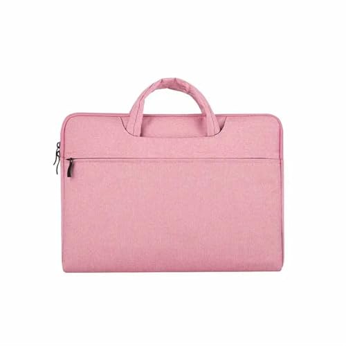Computertasche, Laptop-Handtaschenhülle, 13,3 Zoll, 14 Zoll, 15,3 Zoll, 15,6 Zoll, 16 Zoll, wasserdichte Notebook-Abdeckung FüR Business(Pink,14-15inch(35x24x2cm)) von GOXQIT