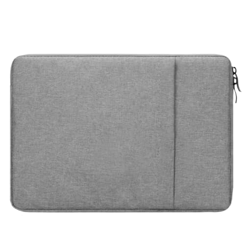 Computertasche Wasserdichte Laptoptasche Tablet 11 12 13,3 14-15,4 Zoll Computertasche FüR Business(Light gray,11 Inch) von GOXQIT