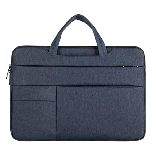 Computertasche Wasserfeste Universal-Laptoptasche Hülle 11 12 13 14 15 15,6 Zoll Notebook Computer Handtasche Aktentasche Reisetasche FüR Business(Blue,14-15 Inch) von GOXQIT