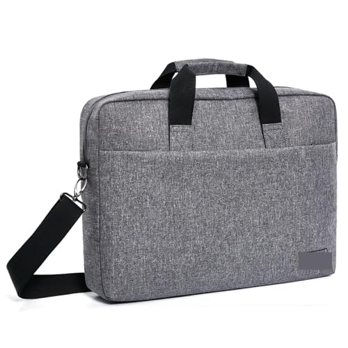 Laptop-Aktentasche Umhängetaschen mit Griff 15,6" 17" Zoll Laptop-Hülle Notebook-Computertasche FüR Business(15.6-inch) von GOXQIT