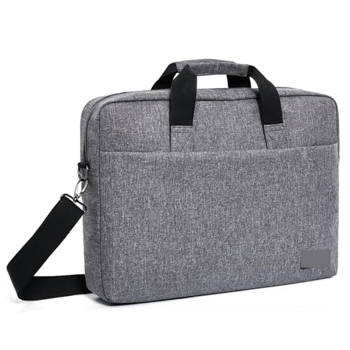 Laptop-Aktentasche Umhängetaschen mit Griff 15,6" 17" Zoll Laptop-Hülle Notebook-Computertasche FüR Business(17-inch) von GOXQIT