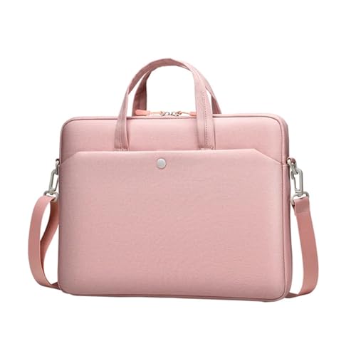 Laptop-Hülle, Notebook-Tasche, Umhängetasche, Aktentasche, Computer-Tasche FüR Business(Pink,15.6-16.1 Inch) von GOXQIT