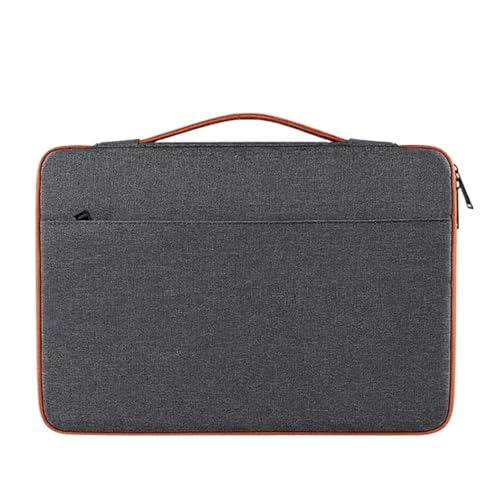 Laptop-Hülle, Notebook-Tasche, stoßfest, Computer-Aktentasche, Reise-Business-Herren-Tasche, Computer-Tasche FüR Business(Grey,13-13.3 inch) von GOXQIT