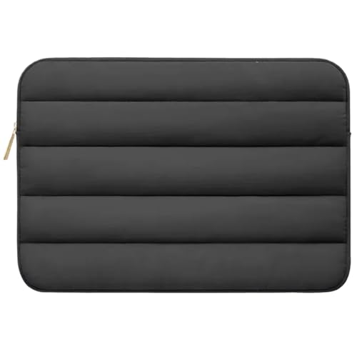 Laptop-Hülle, Tasche, 11, 12, 13, 14, 15 Zoll, Bonbonfarben, Computer-Tragetasche, Computer-Tasche FüR Business(Black,15-16 Inch) von GOXQIT