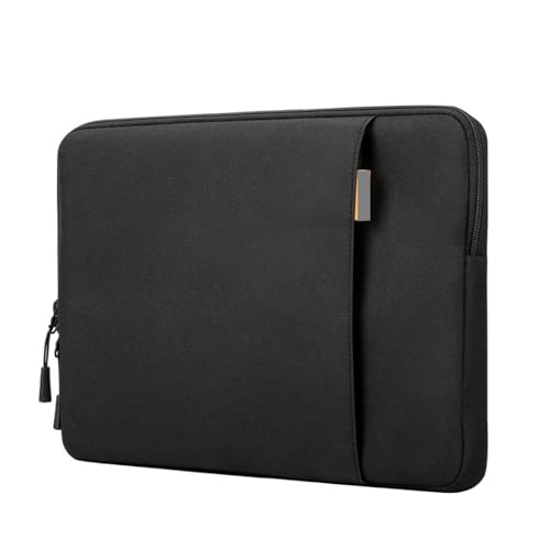 Laptop-Hülle, Tasche, weiche Tablet-Hülle, Notebook-Carring-Hülle, Aktentasche FüR Business(Black) von GOXQIT