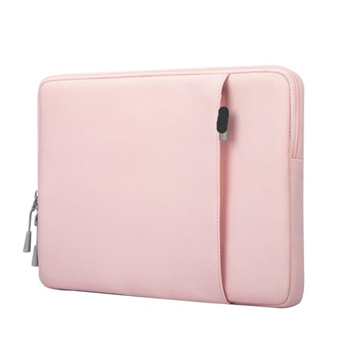 Laptop-Hülle, Tasche, weiche Tablet-Hülle, Notebook-Carring-Hülle, Aktentasche FüR Business(Pink) von GOXQIT