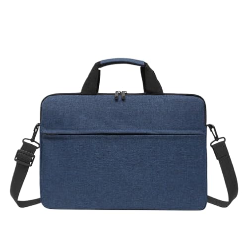 Laptop-Taschen, Tragetasche for 13–15 Zoll Laptop und Tablet, Schultergurt, wasserabweisender Stoff, Business, Freizeit, Schule FüR Business(Dark blue,15.6 inch) von GOXQIT