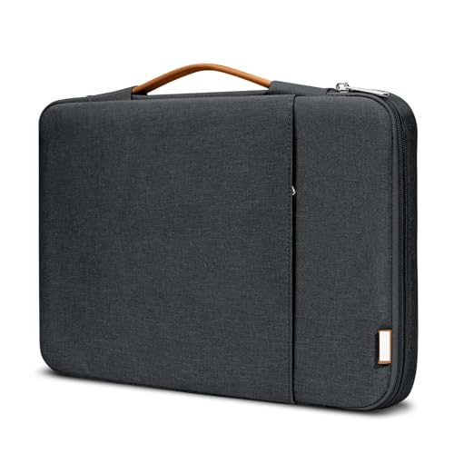 Laptoptasche, Laptoptasche, Computertasche, Noteook-Tasche FüR Business(BLACK,16.3inch) von GOXQIT