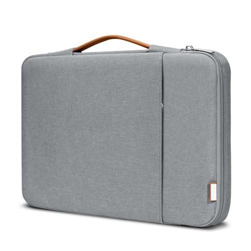 Laptoptasche, Laptoptasche, Computertasche, Noteook-Tasche FüR Business(LIGHT GERY,13.3-14inch) von GOXQIT