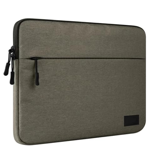 Laptoptasche 11 12 13 14 15 15,6 Zoll Innenblase Jeanstasche Computertasche FüR Business(Coffee,15.6 inch) von GOXQIT