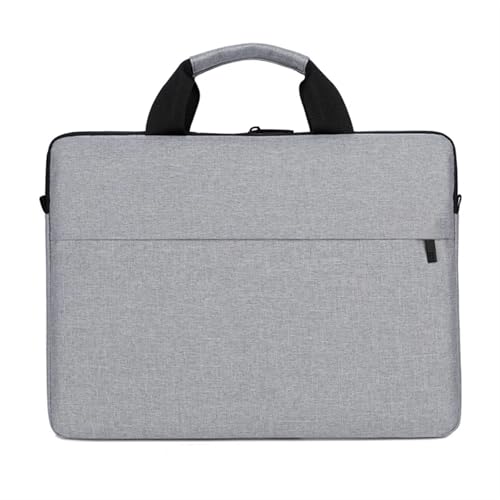 Laptoptasche Damen 13,3 14,1 15,6 17 Zoll Büro Notebook Hülle Tasche Reise Computer Handtasche FüR Business(Gray,13.3-inch) von GOXQIT