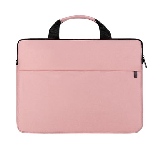 Laptoptasche Damen 13,3 14,1 15,6 17 Zoll Büro Notebook Hülle Tasche Reise Computer Handtasche FüR Business(Pink,13.3-inch) von GOXQIT
