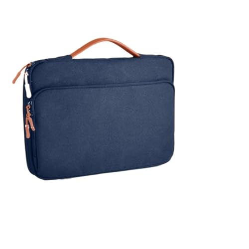 Laptoptasche Hülle for Damen/Herren Handtasche for 13 13,3 15,4 Zoll Computertasche FüR Business(Blue,13.3-14inch) von GOXQIT