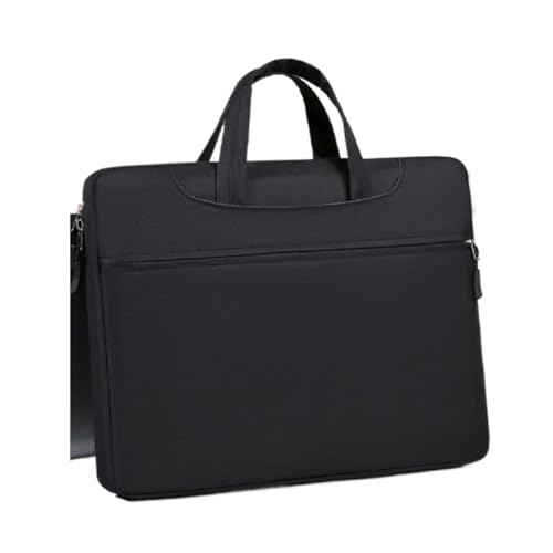 Laptoptasche for Geschäfts- und Studentendokumente, geeignete Laptoptasche, Computertasche FüR Business(Black) von GOXQIT
