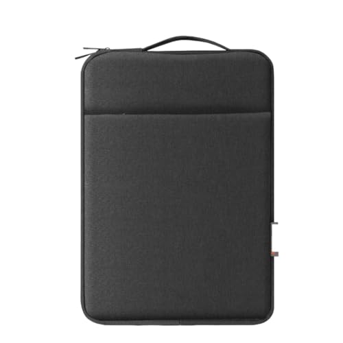Wasserdichte Laptop-Hülle, Notebook-Handtaschentasche und Griff for 15–16,7 Zoll, 14–15 Zoll, 12,5–13,5 Zoll Laptop FüR Business(Black,15-16.7 inch) von GOXQIT