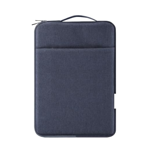 Wasserdichte Laptop-Hülle, Notebook-Handtaschentasche und Griff for 15–16,7 Zoll, 14–15 Zoll, 12,5–13,5 Zoll Laptop FüR Business(Blue,15-16.7 inch) von GOXQIT