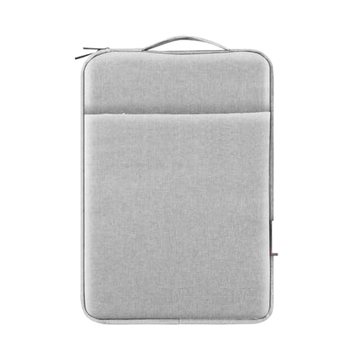 Wasserdichte Laptop-Hülle, Notebook-Handtaschentasche und Griff for 15–16,7 Zoll, 14–15 Zoll, 12,5–13,5 Zoll Laptop FüR Business(Grey,15-16.7 inch) von GOXQIT