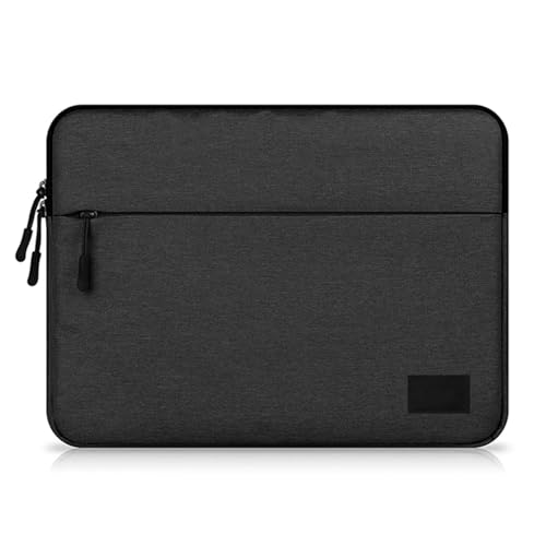 Wasserdichte Laptoptasche, Hülle, Notebook-Computertasche, Computertasche FüR Business(Black,15.6 inch) von GOXQIT