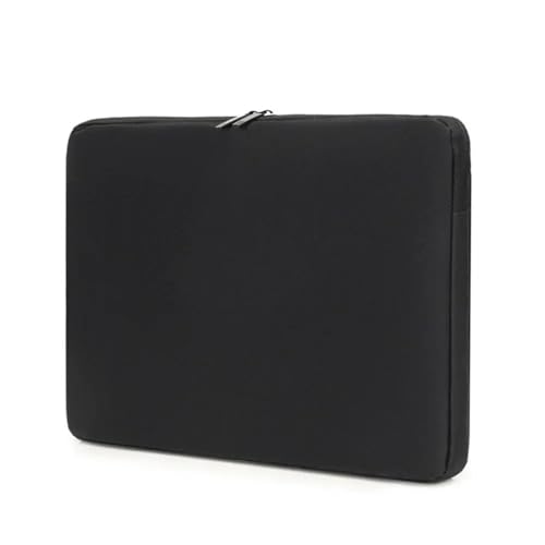 Wasserdichte Laptoptasche 13,3 15,6 Zoll Schutzhülle Ultradünne stoßfeste tragbare Computertasche FüR Business(Black,13.3inch) von GOXQIT