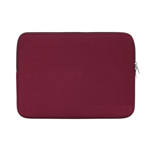 Weiche Laptoptasche, Notebook-Hülle, Computertasche, Notebook-Tasche FüR Business(Red,15.6 inch) von GOXQIT